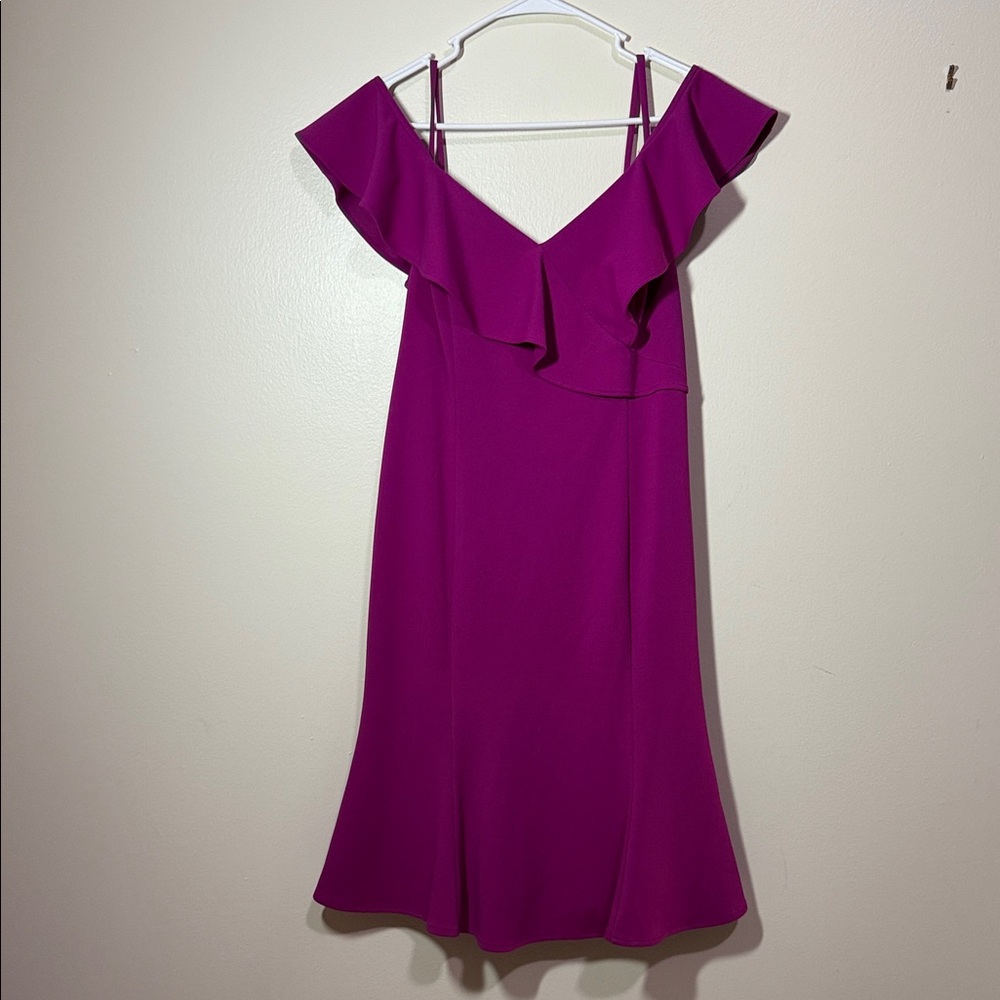 MARINA  Fuchsia Dress Medium